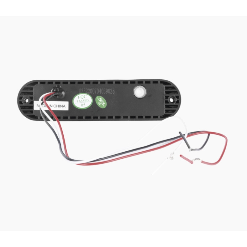 Luz Auxiliar Ultra Brillante  IP67 de 6 LEDs Color Rojo/Claro con mica transparente y bisel negro image 5