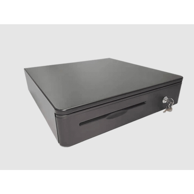 CAJON DE DINERO EVOTEC (EV-3003) 5* BILLETES, 8* MONEDAS, RJ11, PLASTICO ABS / ACERO, POS