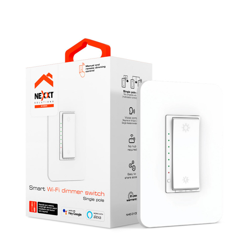 Nexxt Solutions NHE-D100 regulador de intensidad Regulador inteligente Blanco