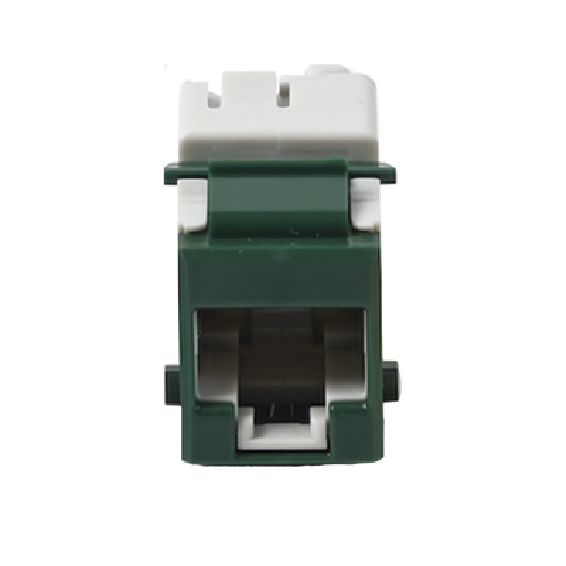 Jack UltraMAX Cat6 UTP Tipo Keystone Color Verde Punch Down