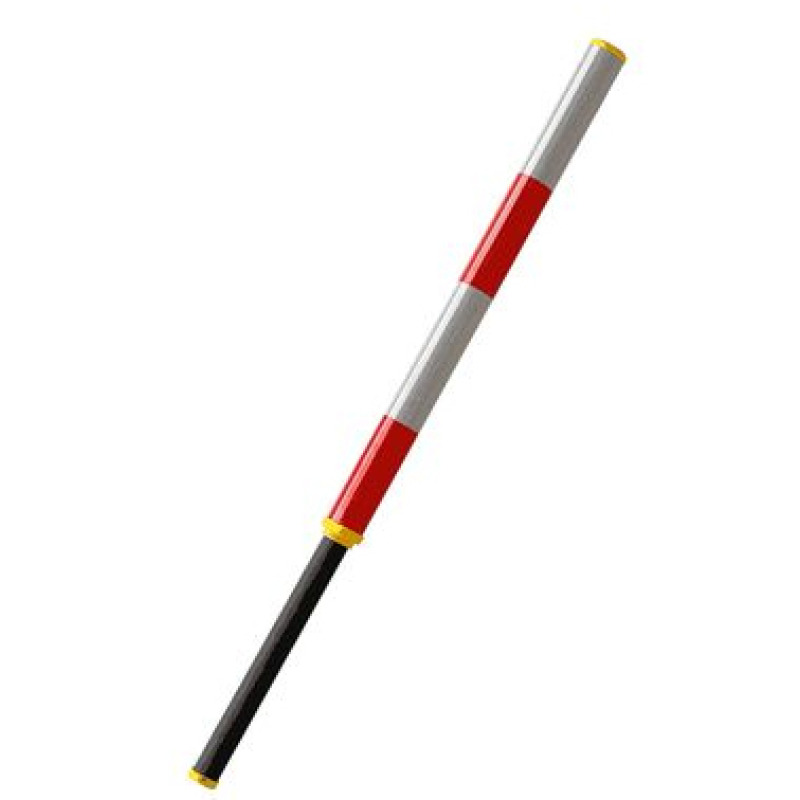 WEJOIN WJRCFBM3 - Brazo Recto Redondo de 3 metros / Fibra de Carbono / Cubierta de Esponja con Franjas Reflejantes para Barrera Wejoin Aurora WJSCB201L063, WJSCB201R063