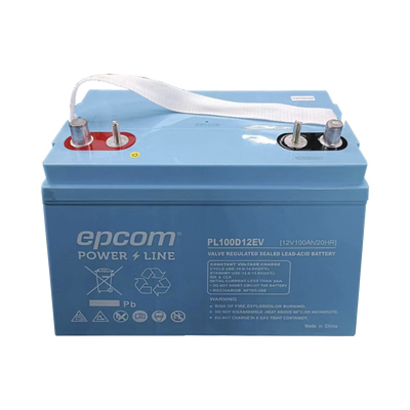 Batería Marina de  Ciclo Profundo 12V100Ah AGMVRLA Terminal F22 620A CCA/  Lanchas/ Autos Eléctricos /Carritos Golf