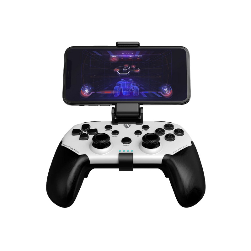 GAMEPAD BALAM RUSH KONTROL REACT G575 / GAME PAD CONTROL / INALAMBRICO RECARGABLE / BT 5.0 / ERGONOMICO / ANDROID - IOS - PC - PS3- 4 - N SWITCH / 9 HORAS DE JUEGO / SOPORTE P CELULAR / BR-936927
