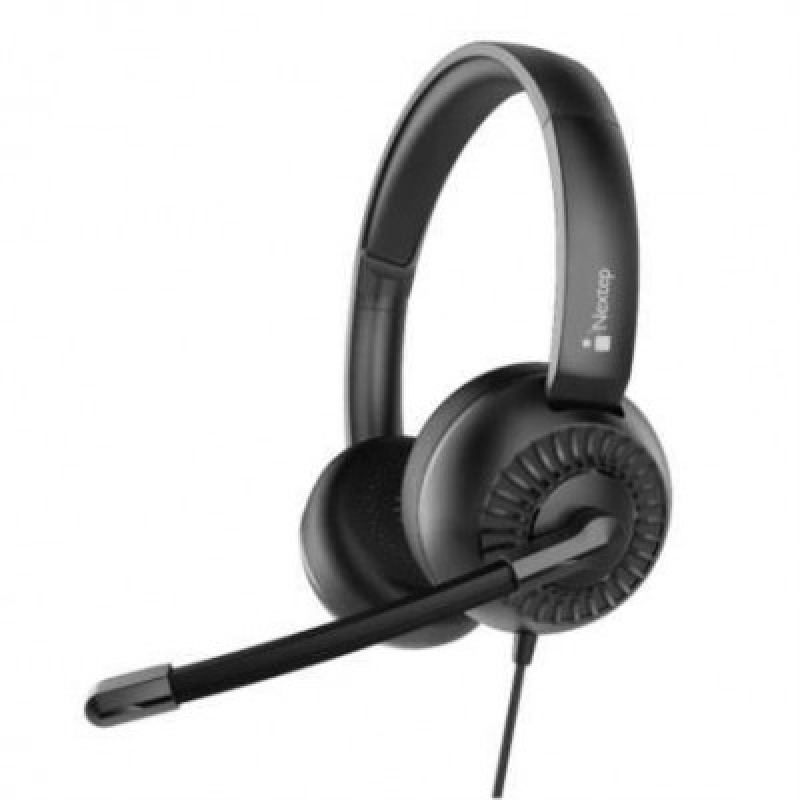 AUDIFONOS DIADEMA NEXTEP ALAMBRICO CON MICROFONO USB/3.5MM NEGRO NE-426 image 2