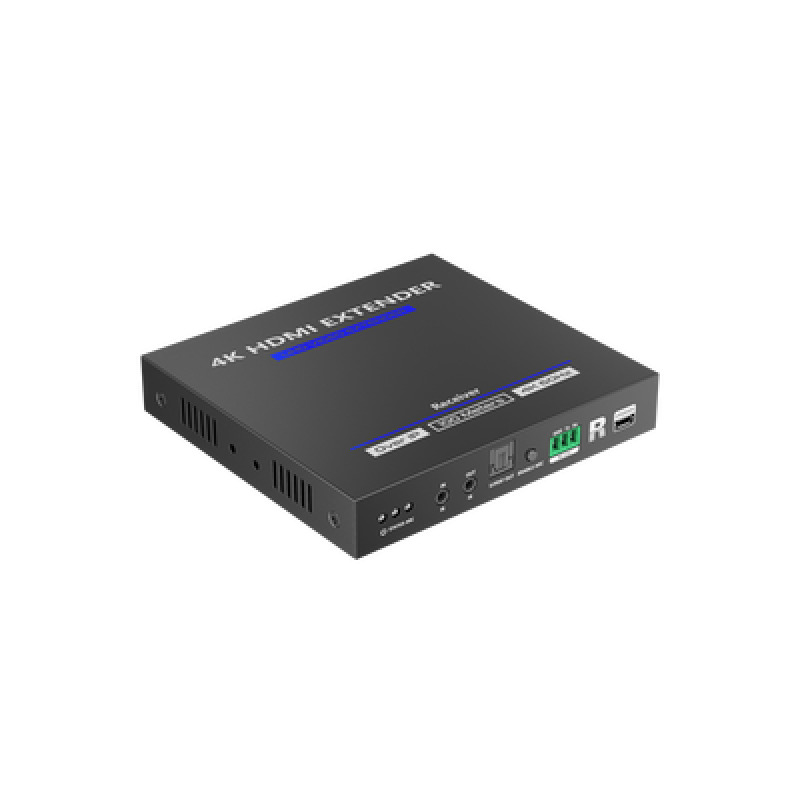 Receptor Compatible para Kits TT592 / Resolución 4K60Hz / Cat 5e/6 / Distancia de 100 m / IPCOLOR / Control IR /  Cero Latencia / Compatible con Switch Gigabit image 2