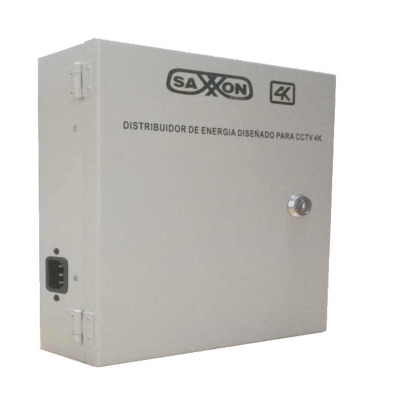 SAXXON PSU1213D8H- Fuente de Poder Profesional de 11 a 15 vcd/ 13 Amperes/ Para 8 Camaras Hasta 4k/ 1.6 Amperes por Canal/  Protección contra Sobrecargas/ Filtro de Ruido por Canal/ Uso rudo/ image 5