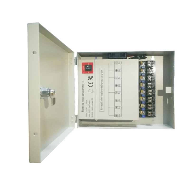 SAXXON PSU1213D8H- Fuente de Poder Profesional de 11 a 15 vcd/ 13 Amperes/ Para 8 Camaras Hasta 4k/ 1.6 Amperes por Canal/  Protección contra Sobrecargas/ Filtro de Ruido por Canal/ Uso rudo/ image 7
