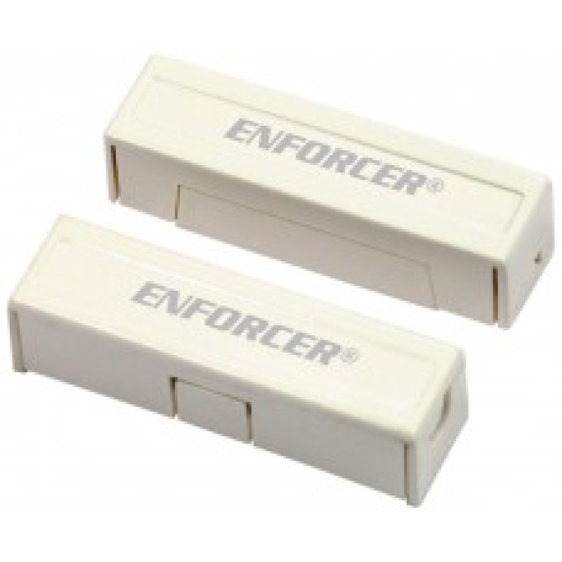 Seco-Larm SM433TQW - Contacto magnetico BLANCO de sobreponer 1-1/4" (31mm) Gap Compatible paneles DSC / RISCO / BOSCH 