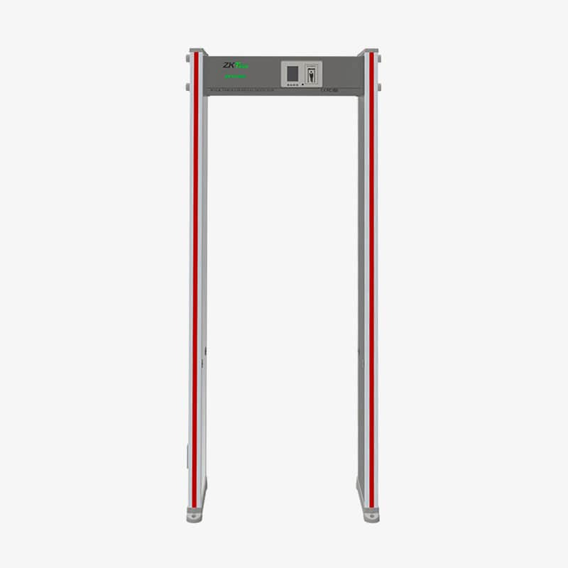 ZKTECO D1065 - Arco Detector de Metal / 6 Zonas / Contador de 5 Dígitos / Indicadores LED en Ambas Vistas / Alta Sensibilidad