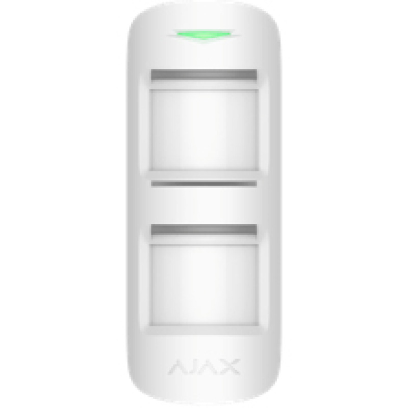 AJAX MotionProtect Outdoor W - Detector de movimiento inalámbrico para exterior con sistema anti-enmascaramiento avanzado. Color Blanco