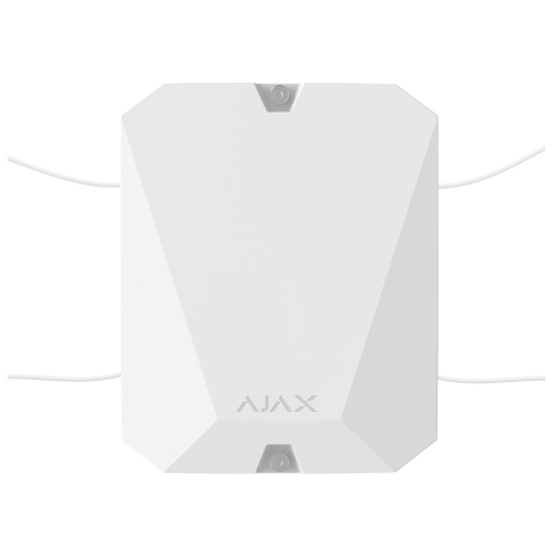 AJAX  MultiTransmitter W  - Módulo para conectar  alarma cableada a Ajax y gestionar la seguridad a través de la app. Color Blanco