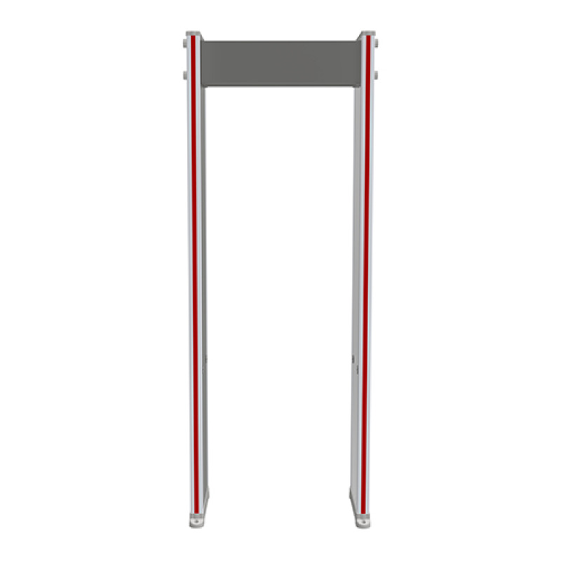 ZKTECO D2180 - Arco Detector de Metales Estándar de 18 Zonas / Pantalla LCD 3.5° /  256 Niveles de Sensibilidad /  Contador para Alarma y Personas 