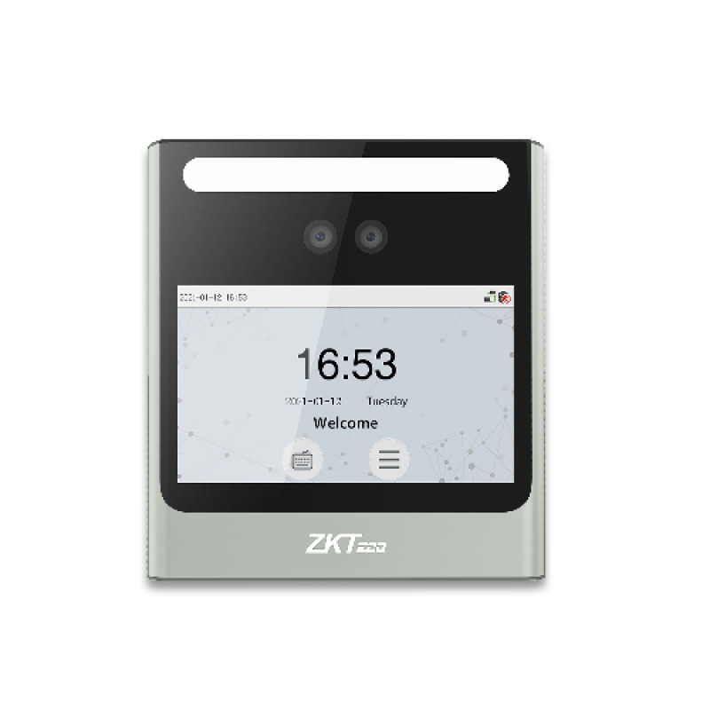 ZKTeco EFACE10 lector de control de acceso Terminal de reconocimiento facial Gris