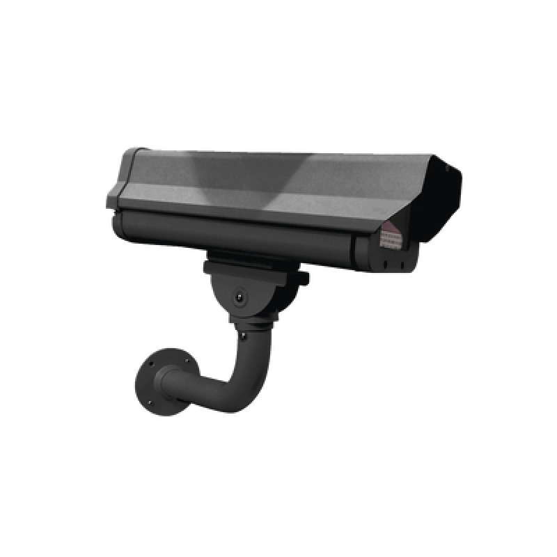 Gabinete AntivandálicoIK10 / Uso en Exterior IP66 / Compatible con Cualquier Cámara Tipo Box Professional / Brazo de Acero Color Negro