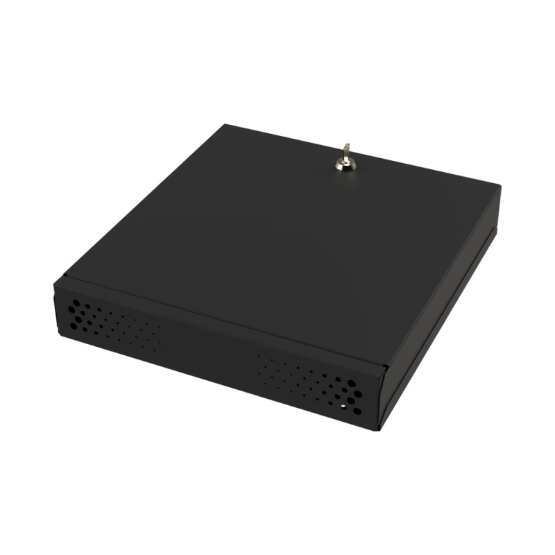 Gabinete Metálico para DVR/NVR Tamaño Max de DVR/NVR 445 x 88 x 400mm AnxAlxProf Compatible con Fuente SLIM