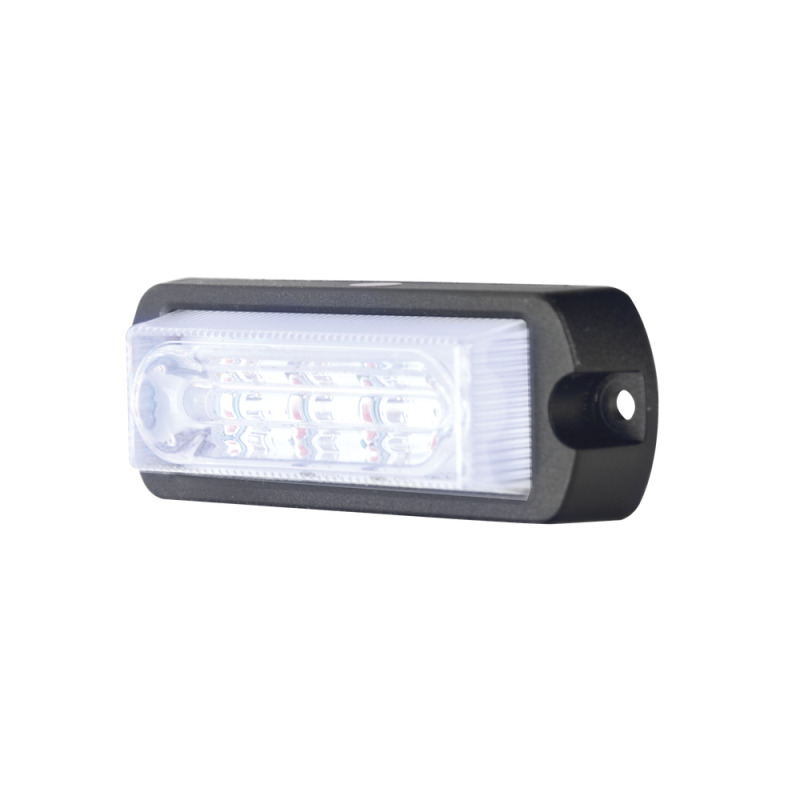 Luz Auxiliar Ultra Brillante X13 de 4 LEDs Color Claro con mica transparente