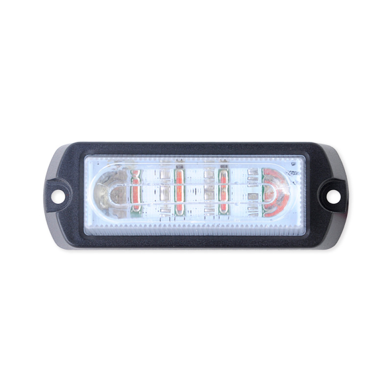 Luz Auxiliar Ultra Brillante X13 de 4 LEDs Color Azul con mica transparente image 3