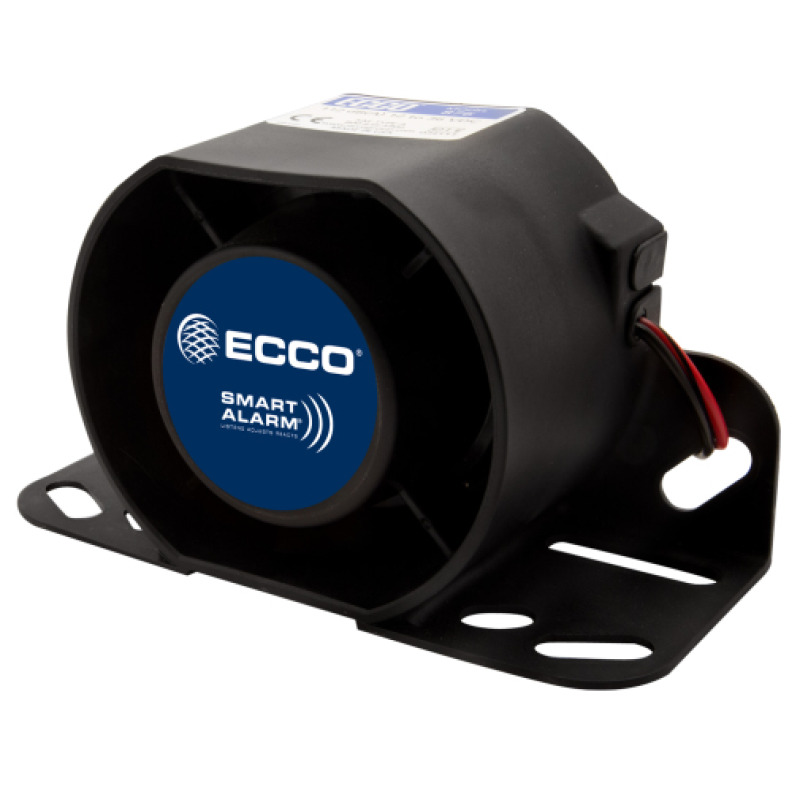 Alarma de reversa vehicular con montaje para superficies 1236 Vcc 112 dBA