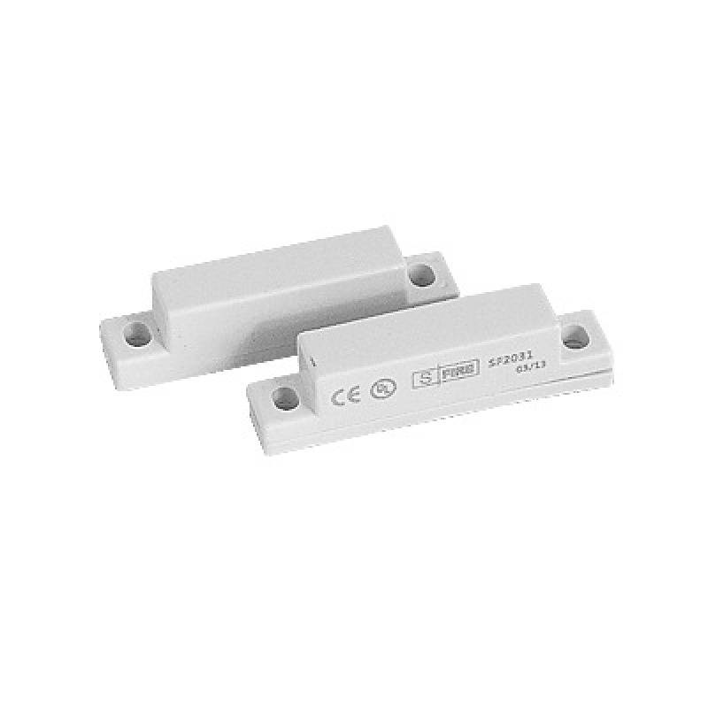 Contacto magnético para puertas y ventanas color blanco / GAP 33 mm