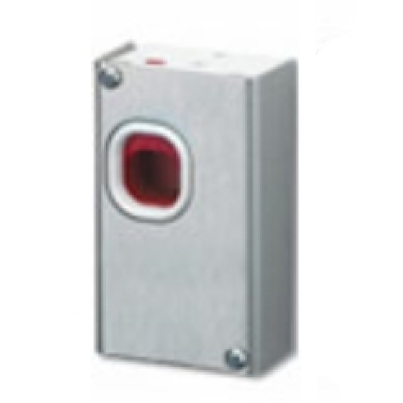 Botón de pánico con restablecimiento manual con cubierta metálica NA/NC