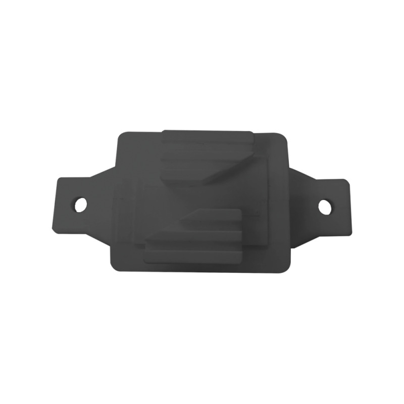 Aislador de Paso Blanco reforzado para cercos eléctricos resistente al clima extremoso