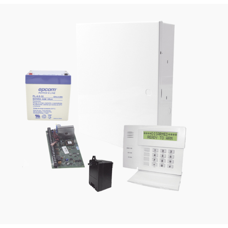 Sistema de Alarma VISTA48LA con 4 Zonas en Teclado Incluye  Batería y Transformador