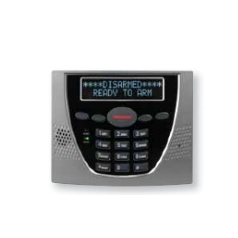 Teclado alfanumérico programador de pantalla azul 