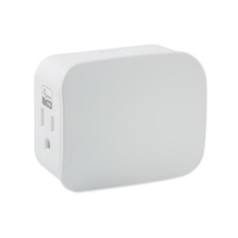 ZWAVE PlugIn On/off señal inalambrica ZWAVE para Tomacorriente convencional compatible con HUB HC7 C8 panel L5210 L7000 Total Connect y Alarmcom