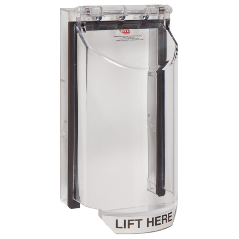 Cubierta De Policarbonato Serie Bopper Stopper Para Lectora Sin Llave Transparente Texto En Inglés