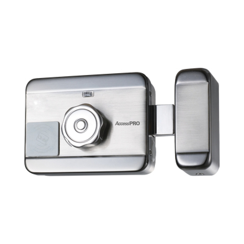 Cerradura Eléctrica Motorizada / Con Lector de Tarjetas de Proximidad EM 125Khz  / Exterior