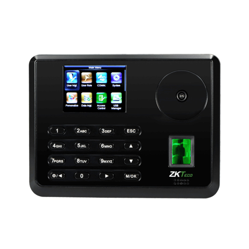 Terminal Biométrica de Palma y Huella Digital para Gestión de Asistencia y Control de Acceso