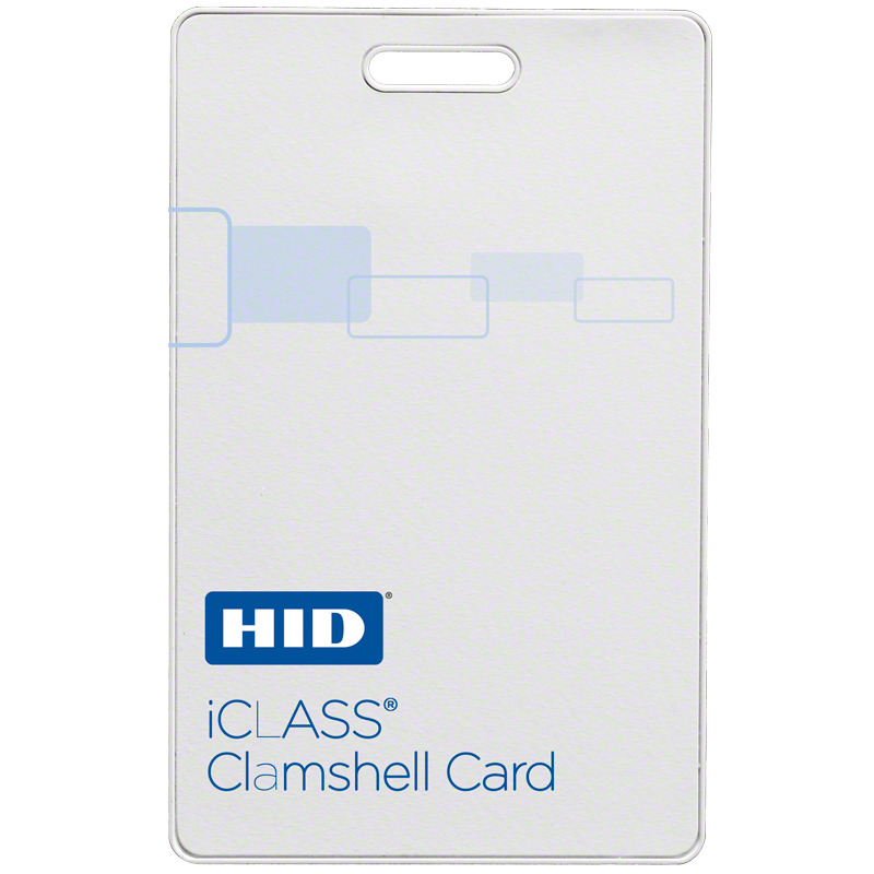 Tarjeta iClass Clamshell Gruesa / 2 k memoria / Garantía de por Vida