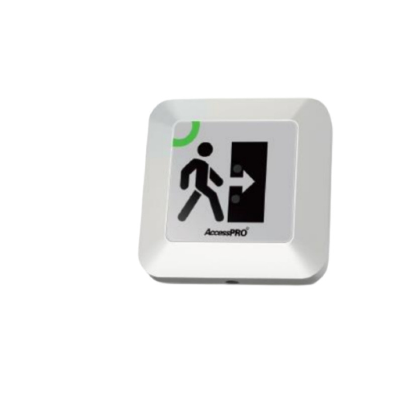 Botón de Salida sin Contacto Compatible con Control Remoto / Temporizado / Distancia Ajustable  / Diseño Moderno