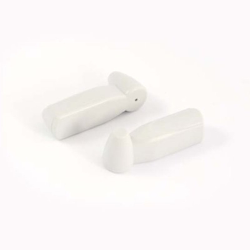 Paquete de 100 Tags AM Para Ropa Tipo Mini Color Blanco