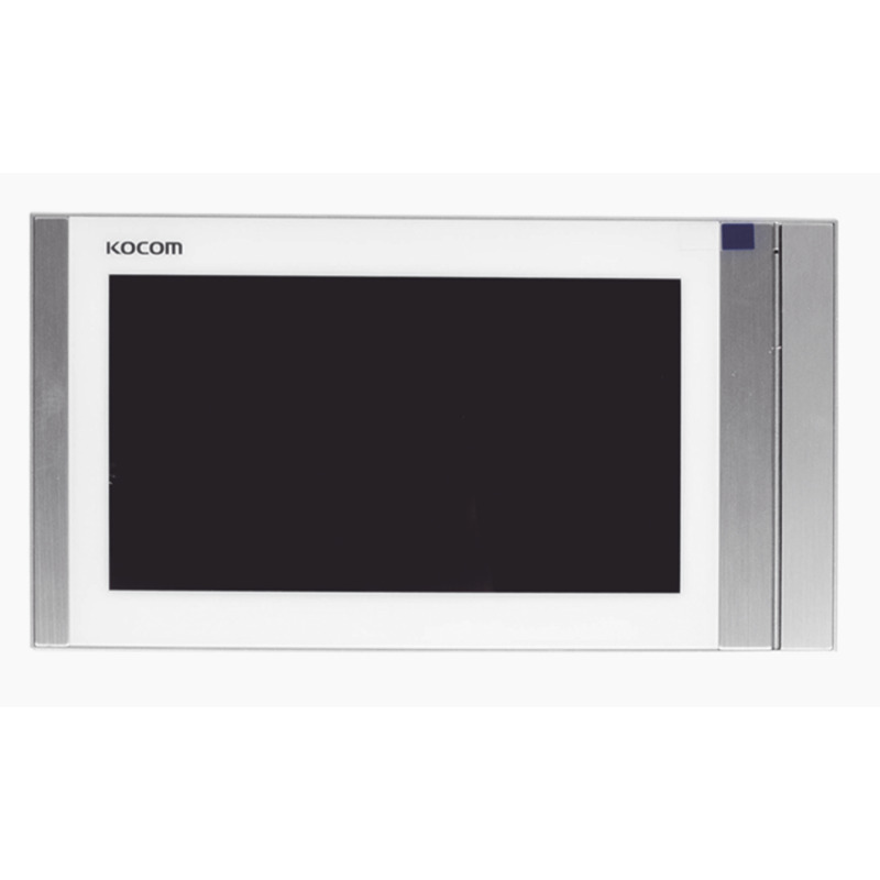 Monitor Analógico LCD de 7 1080p Full HD a Color / Touch Screen / Soporta 2 Frentes de Calle y hasta 4 Monitores / Soporta Cámaras Analogicas TURBOHD para Tener Visión Adicional / Color Blanco