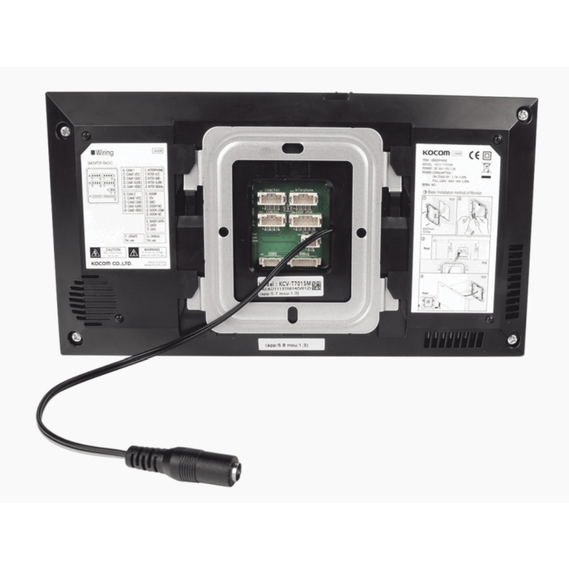 Monitor Analógico LCD de 7 1080p Full HD a Color / Touch Screen / Soporta 2 Frentes de Calle y hasta 4 Monitores / Soporta Cámaras Analogicas TURBOHD para Tener Visión Adicional / Color Negro image 5