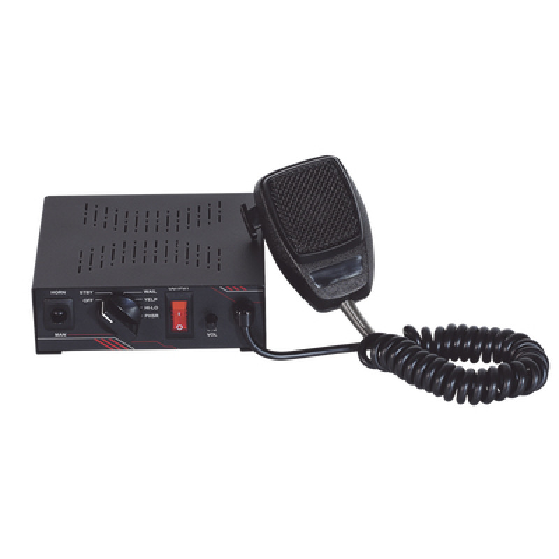 Sirena Vehicular de 100W de Potencia Con Switch Giratorio de 6 posiciones y Micrófono Integrado de Uso Rudo image 5