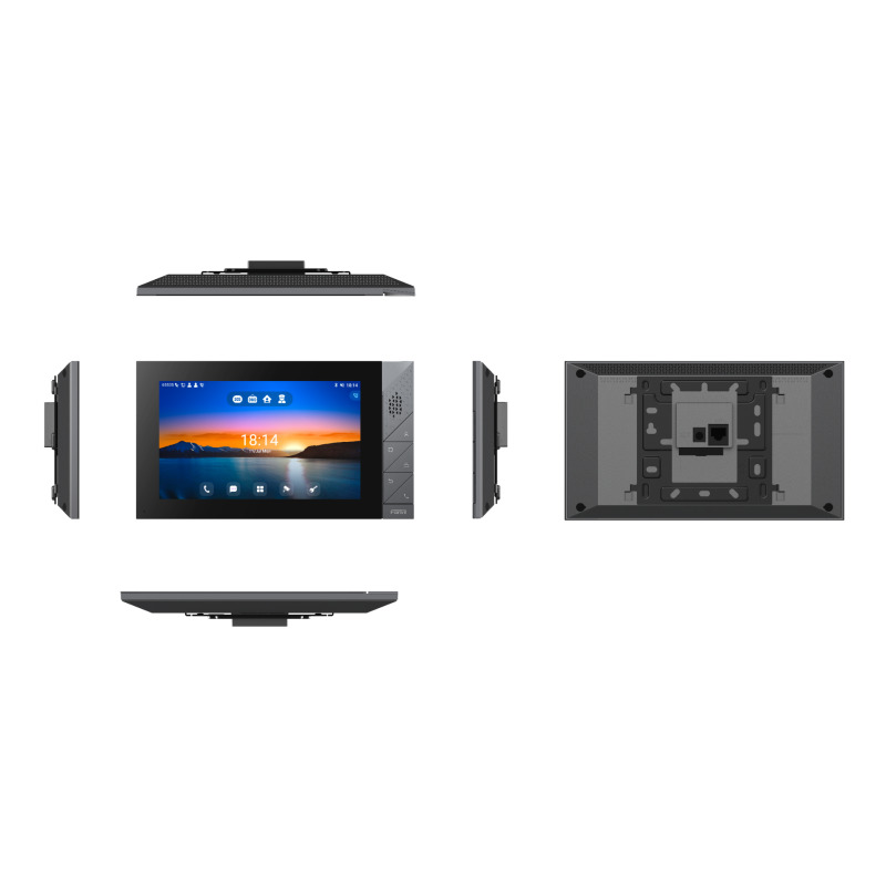 Monitor IP/SIP para interior con Android WiFi Bluetooth pantalla táctil de 7 audio de 2 vías PoE 8 interfaces de entrada de alarma image 5