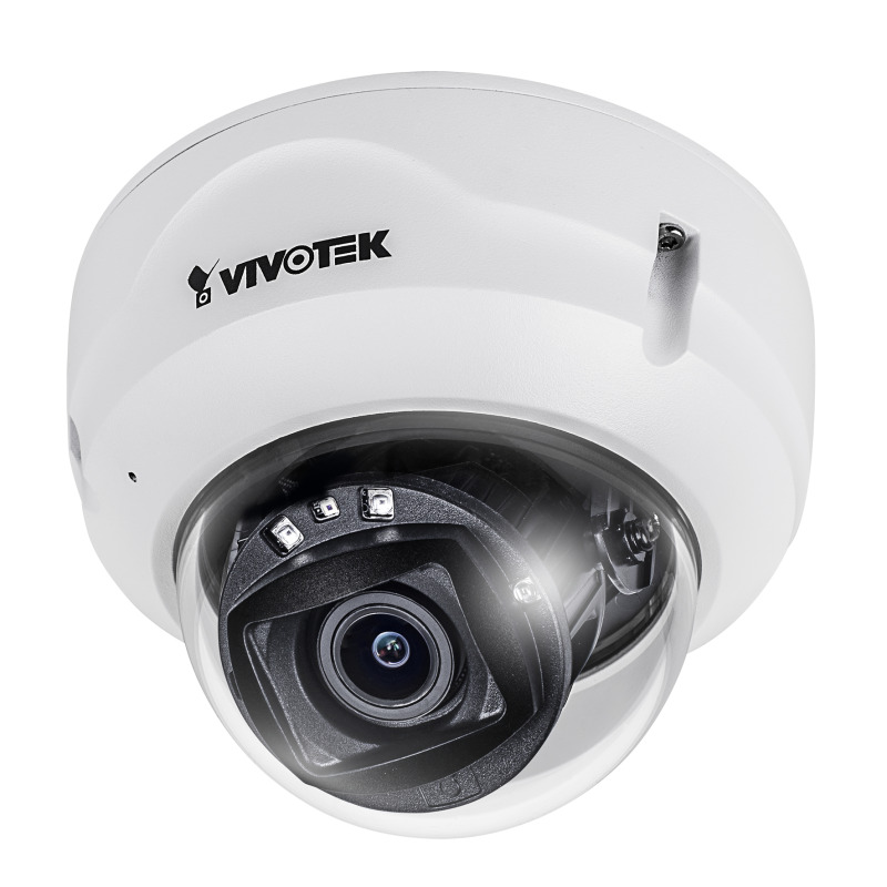 VIVOTEK FD839-EHTV - Camara IP VORTEX Essencial Series Domo Exterior 5 Megapixeles, Lente Varifocal 2.8 - 10mm, Microfono Integrado, IR 30 mts, WDR Pro, IP66, IK10, NDAA, Almacenamiento Interno 256GB