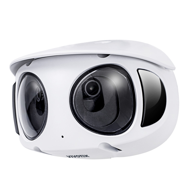 VIVOTEK MS9390-EHV-v2 - Camara IP Panoramica 180º de exterior 8 Megapixeles, 4K, Luz IR 20mts, WDR Pro, Visión SNV, Smart Motion, Ciberseguridad Trend Micro, Microfono Integrado, Smart stream III, Protección IP66, IK10, ONVIF