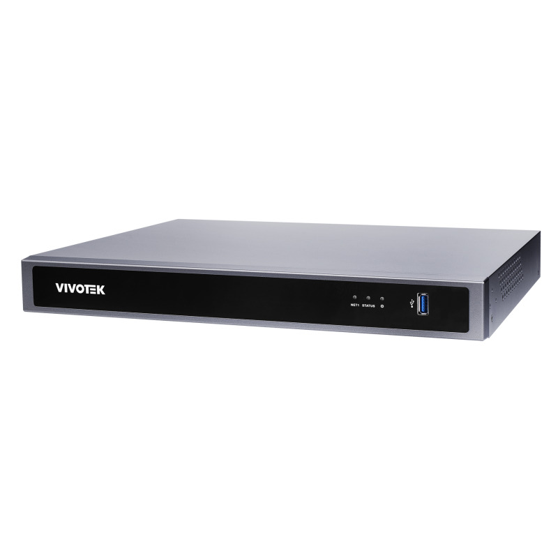 VIVOTEK ND9426P - Grabador NVR 16 Canales, 2 bahias, 16 puertos PoE GE, 1 puerto HDMI 4K, 1 puerto VGA, Ciberseguridad Trend Micro, Deep Search, Smart VCA Search, NDAA, ONVIF