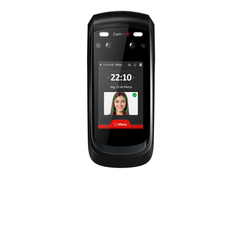 Control ID IDFACE/FP/M lector de control de acceso Terminal de reconocimiento facial Negro