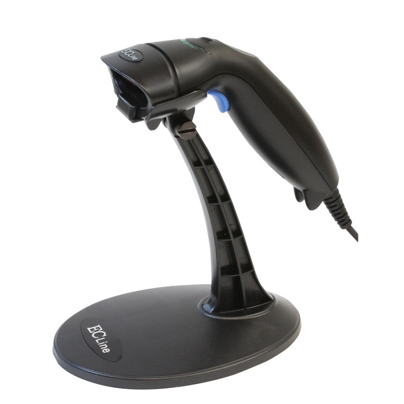 ECLine EC-LS-9620 Lector de código de barras manual 1D/2D Laser Negro