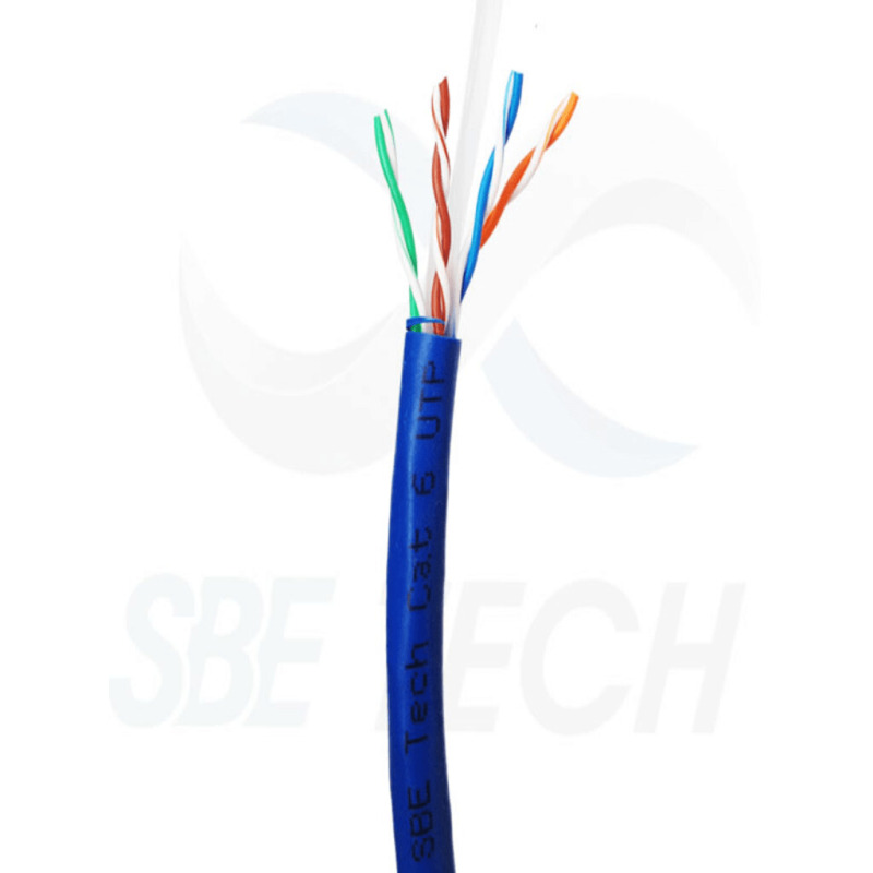 SBE TECH SBE-UTPC6UCERT-BL-NP - CABLE UTP CAT6/ 100% COBRE/CAJA 305 METROS/ COLOR AZUL/ 23 AWG/ SEPARADOR CENTRAL/  image 2