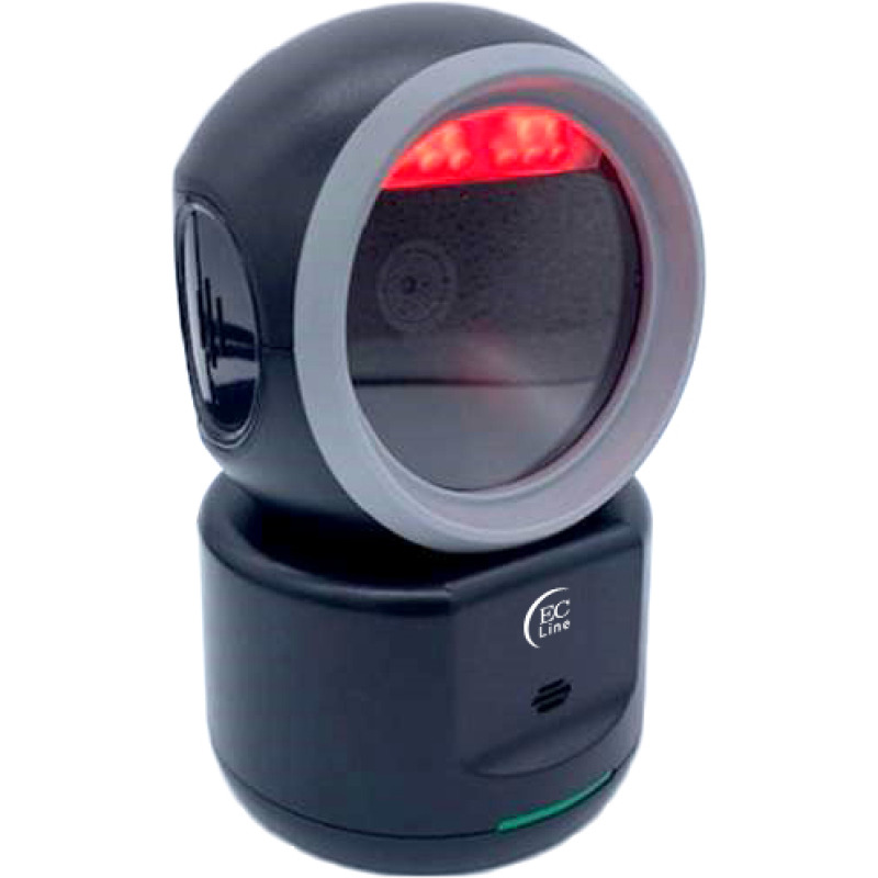 LECTOR DE CODIGO DE BARRAS, EC LINE EC-2600-2D, LASER, OMNIDIRECCIONAL, LECTURA 1D Y 2D, CONEXION USB