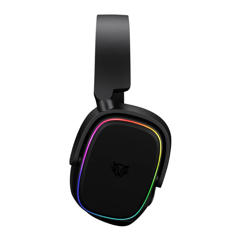 AUDIFONOS GAMER BALAM RUSH AEON HS999 / ALAMBRICA / BLUETOOTH / MICRFONO DESMONTABLE / CABLE 1.8 M / RGB / BATERIA 26 H / WINDOWS, MAC, ANDROID, XBOX, SWITCH , PS4, PS5 / NEGRO / BR-936934 image 4