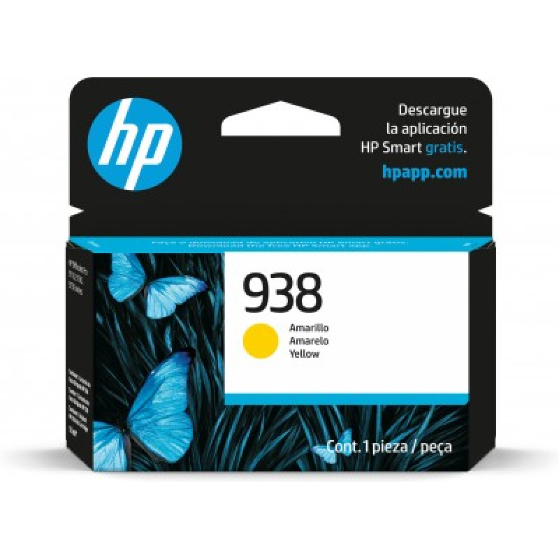 Tinta HP 938 4S6X7PL Amarillo para OfficeJet Pro 9720 / 9730 (800 Páginas) image 2