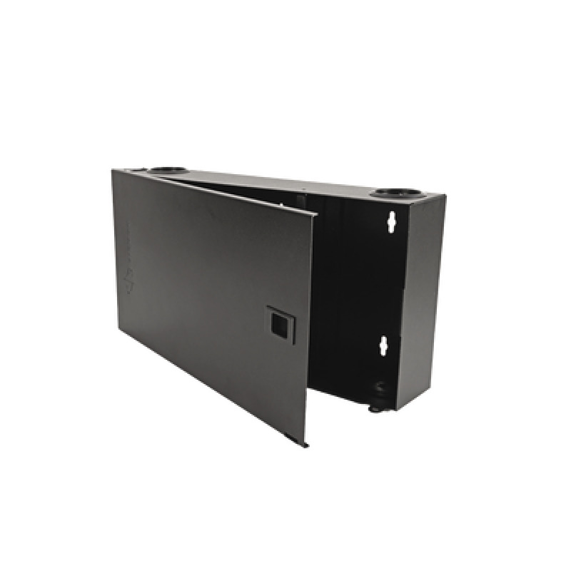 LVWF401 FIBER ENCLOSURE LIGHTVERSE WALL MOUNT FIXED ACCESS 4 OPENINGS BLACK