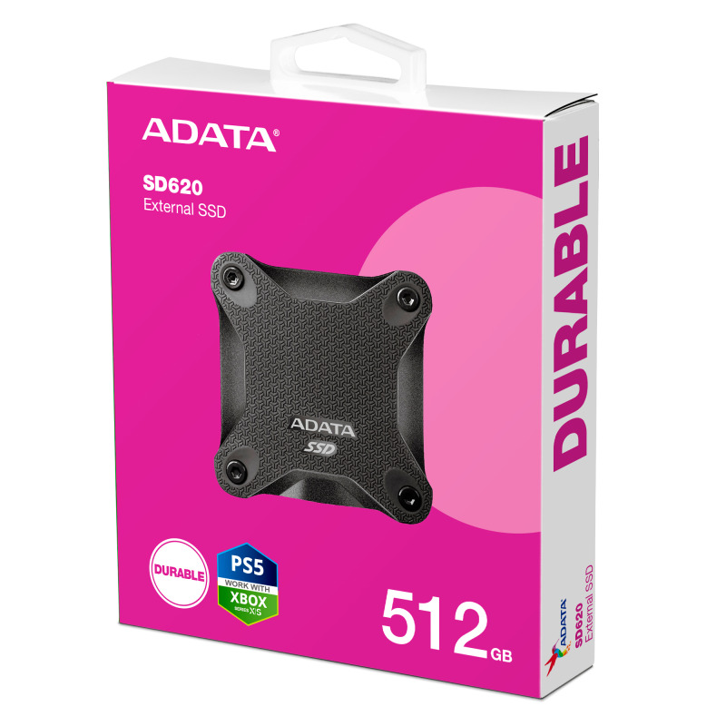 SSD externo Adata 512GB SD620 USB 3.2 Negro image 7