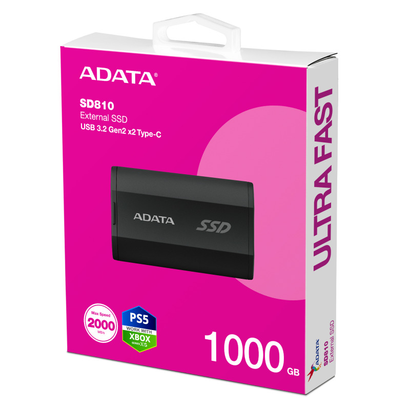 SSD externo Adata 1TB SD810 USB C 3.2 negro image 7
